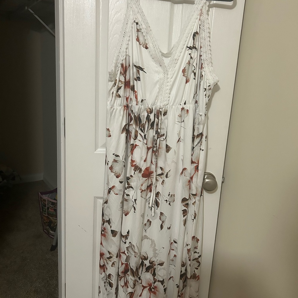 SHEIN Red Sleeveless Maxi Sundress for Weddings